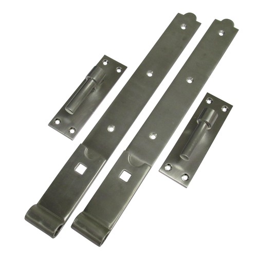 Hook and band hinges - and,