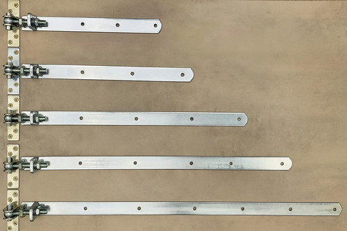 Adjustable gate hinges - 2,