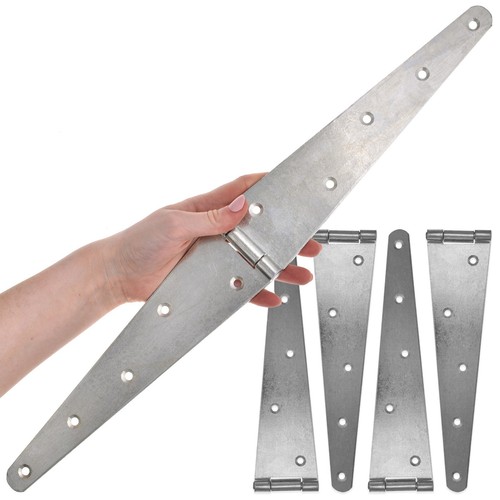 Large strap hinges 10 - hinges, 10"