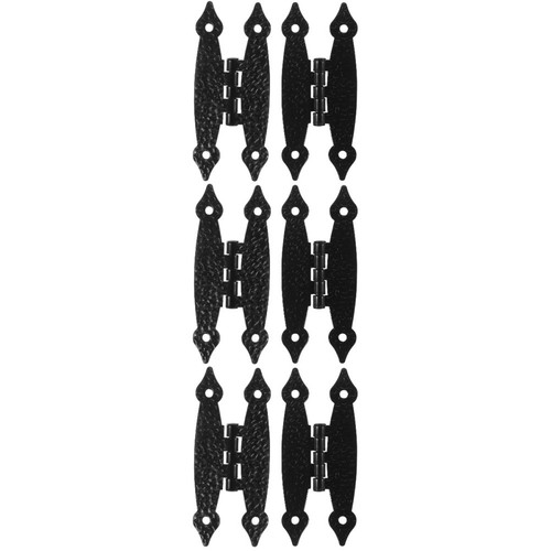 6pcs steel cabinet door hinges - steel,