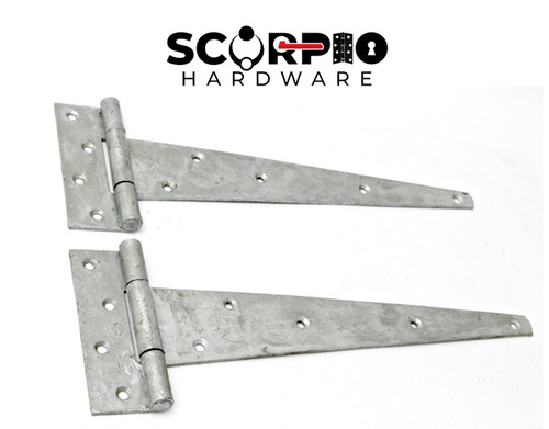Strong galvanised tee hinge - strong,