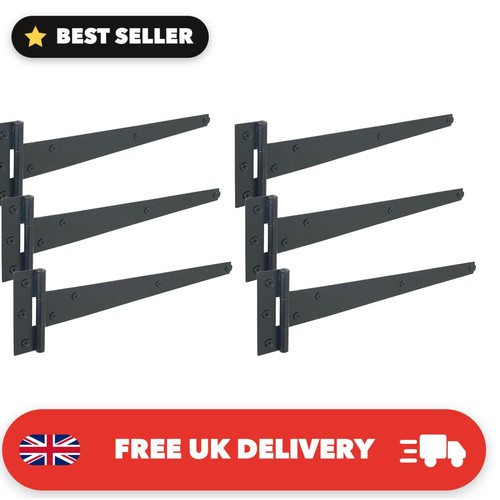 Pack black hinges 300mm - 6,