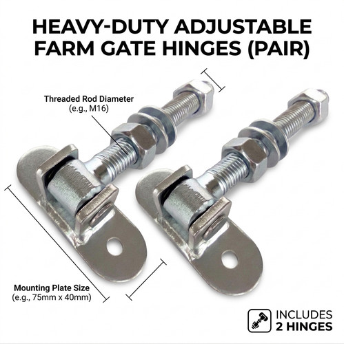 Heavy duty adjustable gate - adjustable,