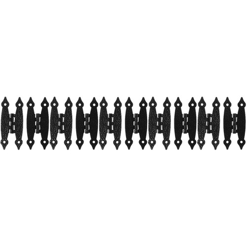 10pcs black steel - black,