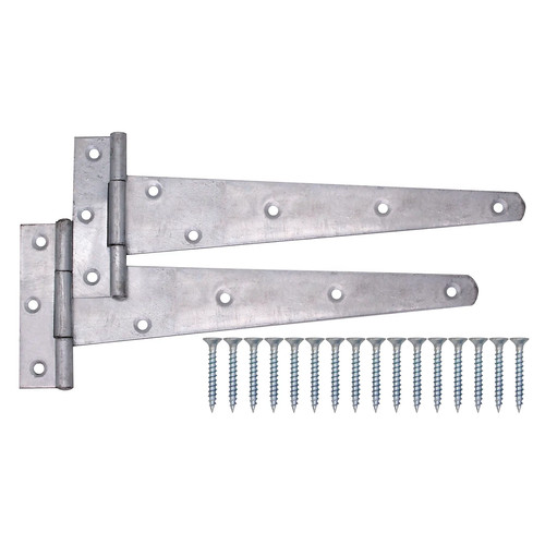 Galvanised t hinges - galvanised,