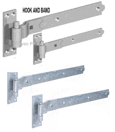 Gate cranked hook and band - cranked,