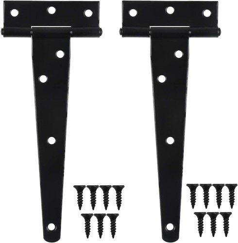 2pcs black tee hinge shed - 2pcs,