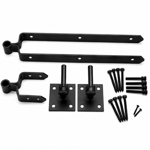 Field gate hinges double - gate,