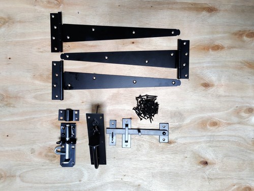 Black garden gate - garden,