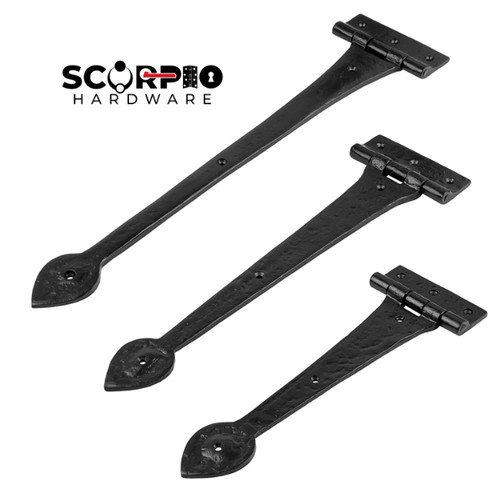Black antique spear - black, hinge
