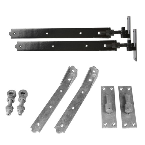 Garden gate hinges - gate, adjustable