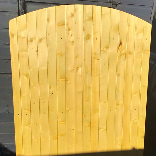 Wooden pedestrian garden gate - wooden,